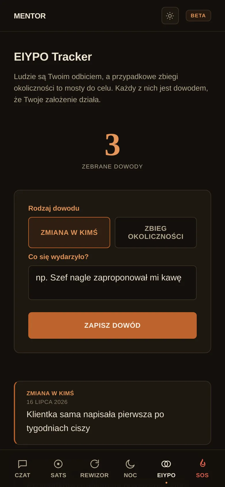 Rejestr dowodów z licznikiem
